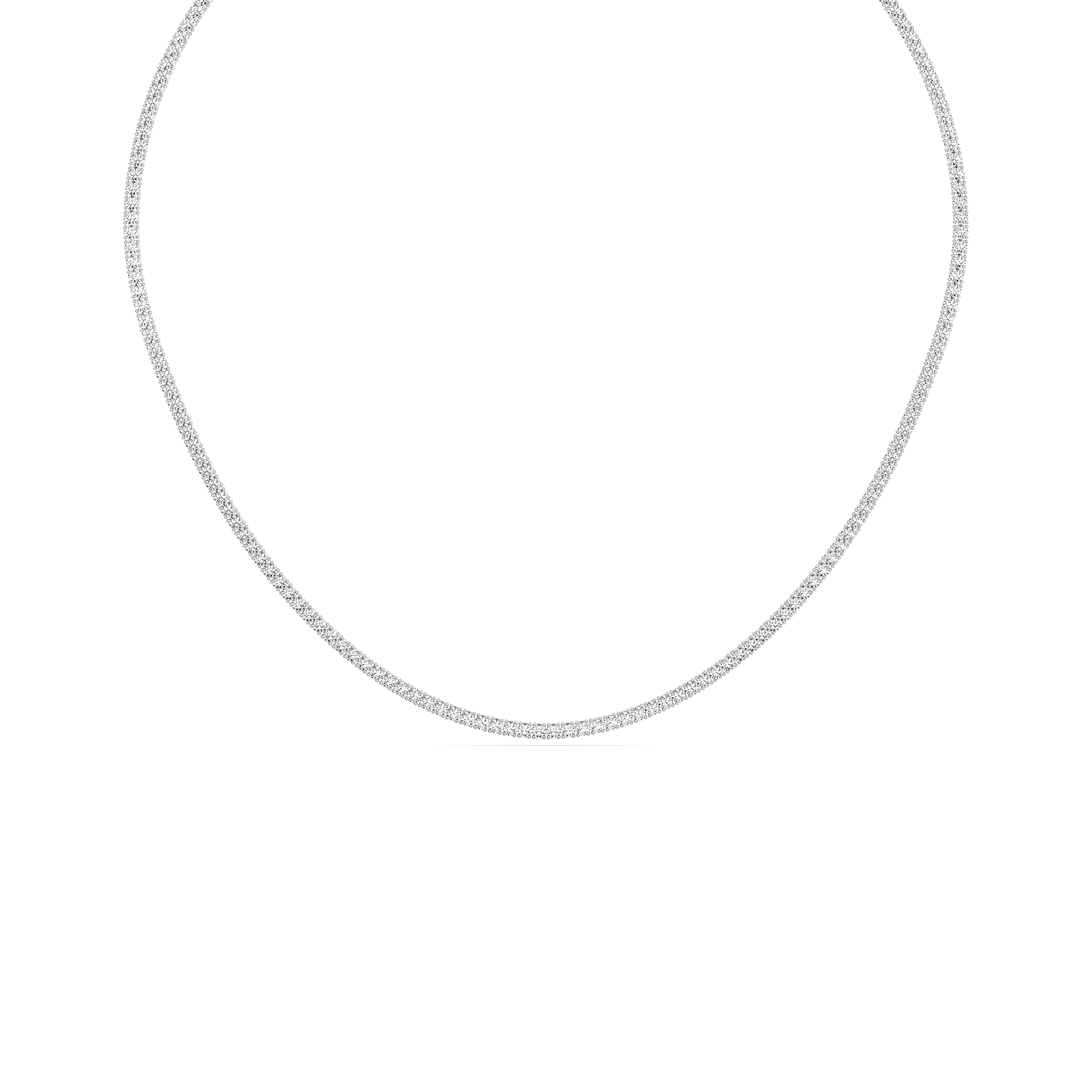 Moissanite Tennis Necklace (16 Inch )